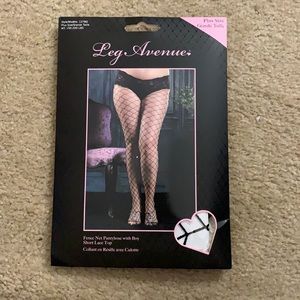 Plus size black tights